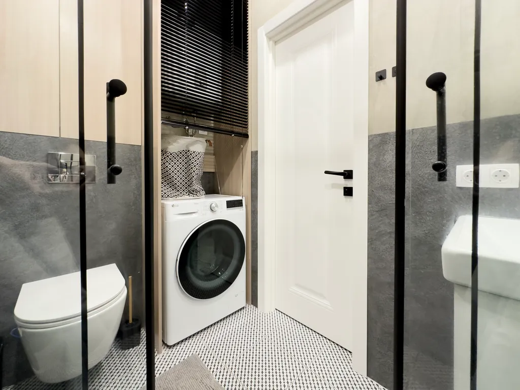 Квартира Квартира Дизайнерская студия для пары, вид на Москва-сити — Москва