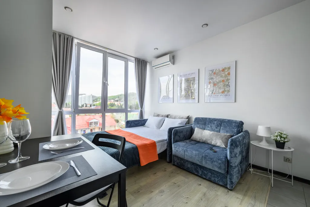 Уютная квартира с прекрасным видом из окна