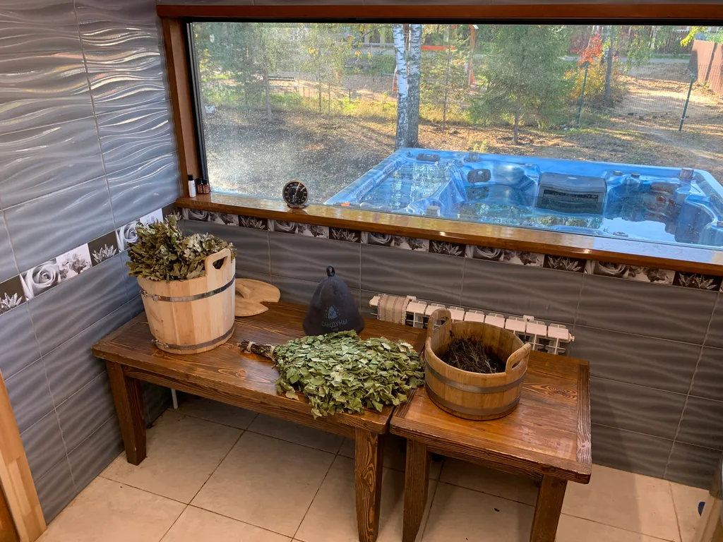 Коттедж Дом с баней в глемпинге Байкал — Павловский Посад