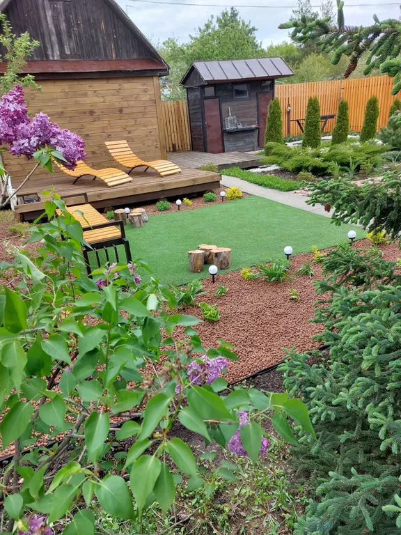 Уютный дом в хвойном саду на Кумысной поляне