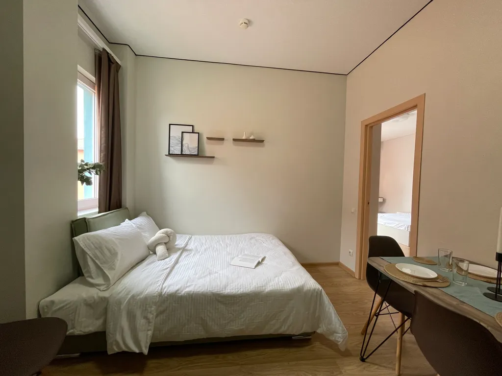 Апартаменты с бассейном в 5 минутах от пляжа