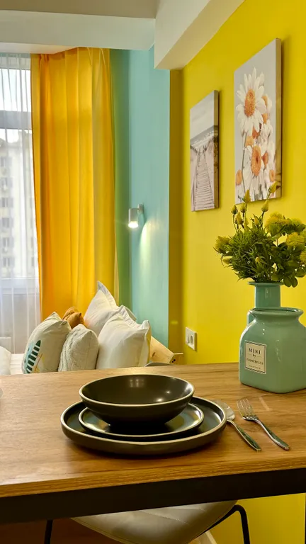 Студия Bayhouse в 2 минутах от метро Б.Момышулы для 2х гостей