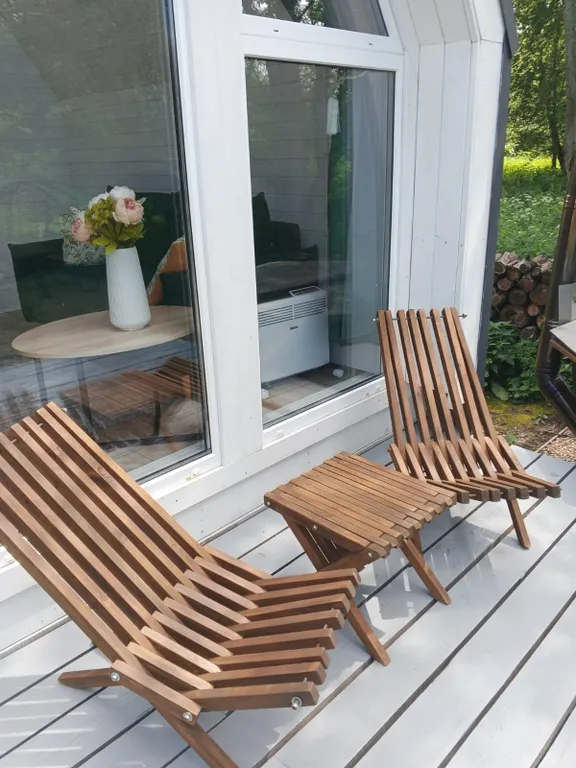 Дом А-фрейм на речке под Клином