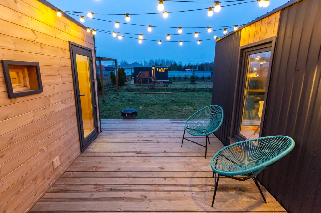 Семейный домик с финской сауной