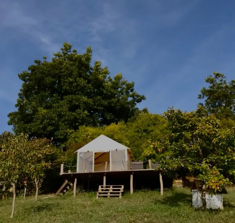 Глэмпинг с видом на море