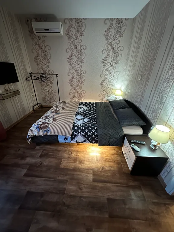 Уютный домик с балконом и террасой