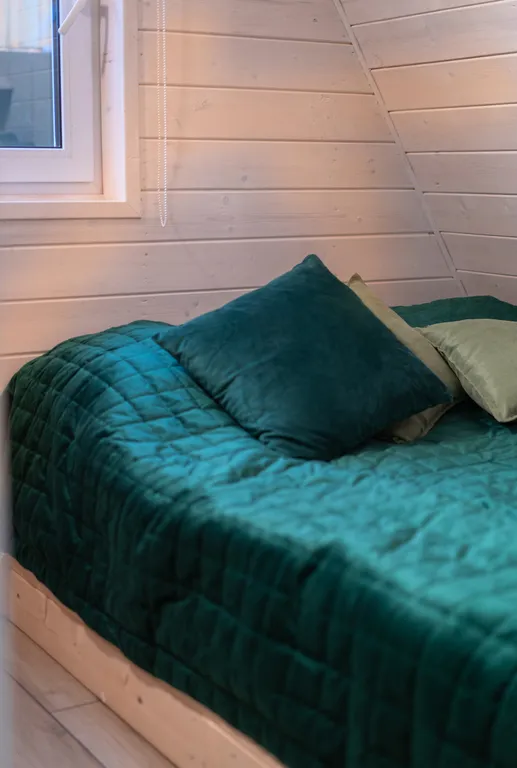 Коттедж A-frame дом Изумруд — Образцово