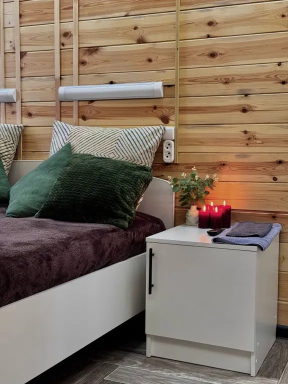 Дизайнерская квартира в деревенском доме в центре города