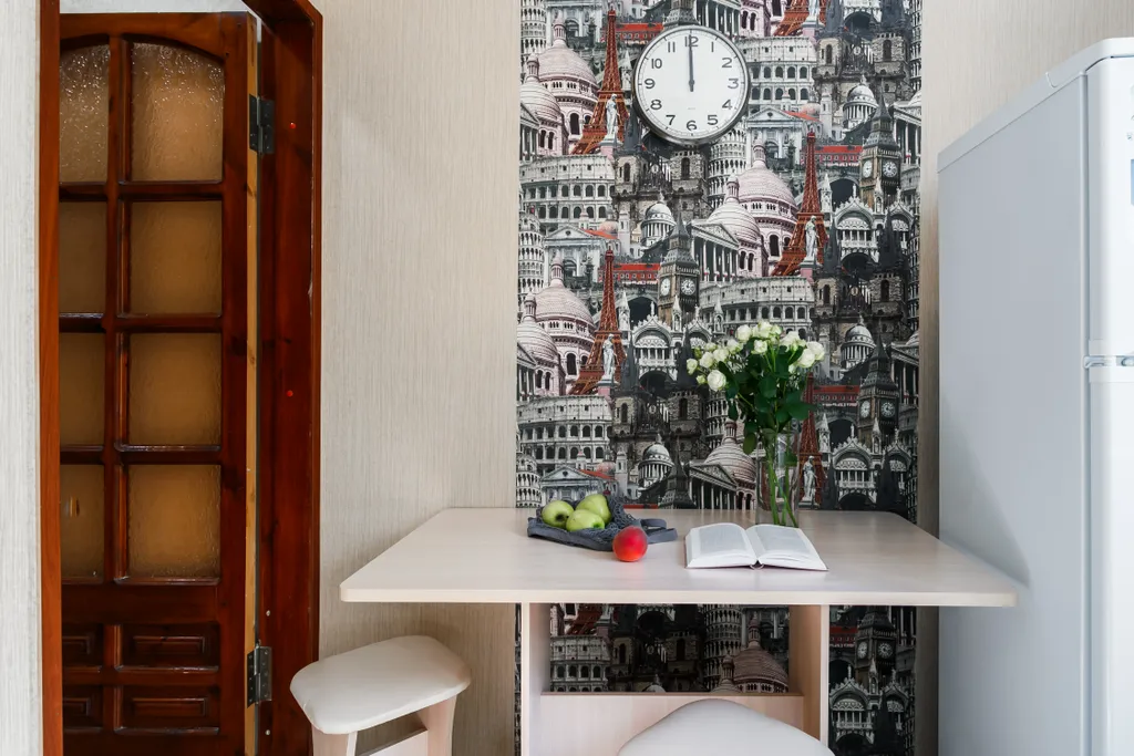 Уютная и светлая 1-комнатная квартира с ярким интерьером