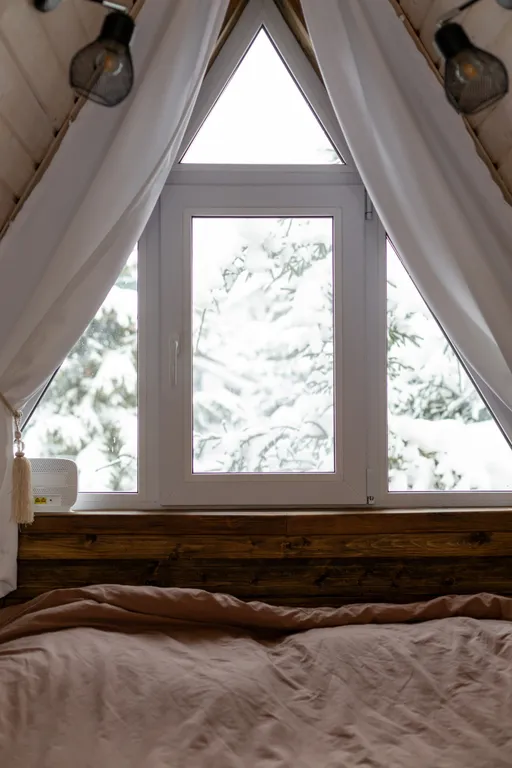 Стильный домик А-фрейм