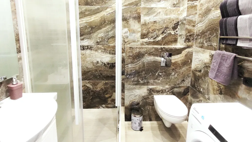 Уютная студия с балконом и красивым видом на горы