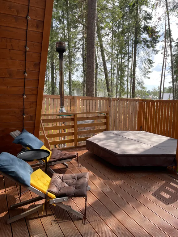 Дом 45m2 — банный чан, кухня, Wi-Fi