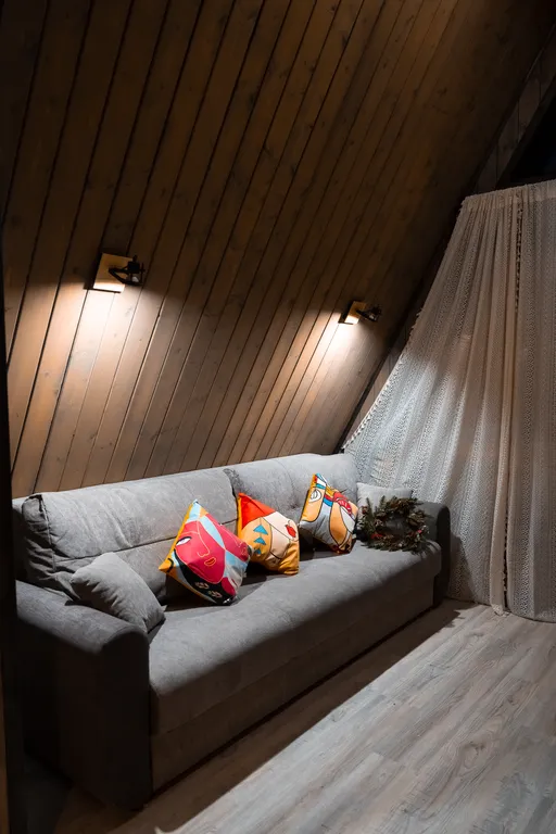 Дом А-Фрейм 42м2 с террасой №1