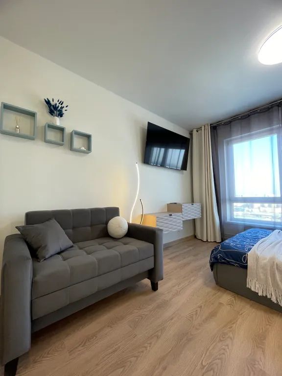 Новая уютная студия с панорамным видом