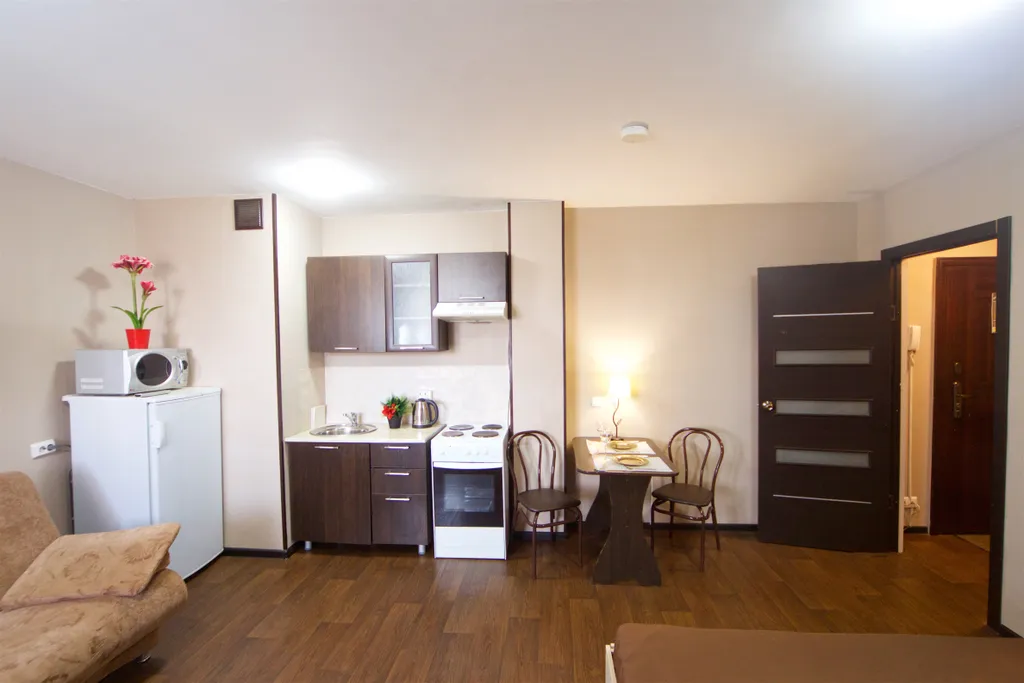 Квартира Квартира Уютная студия на 19 этаже возле ТРЦ Планета — Красноярск