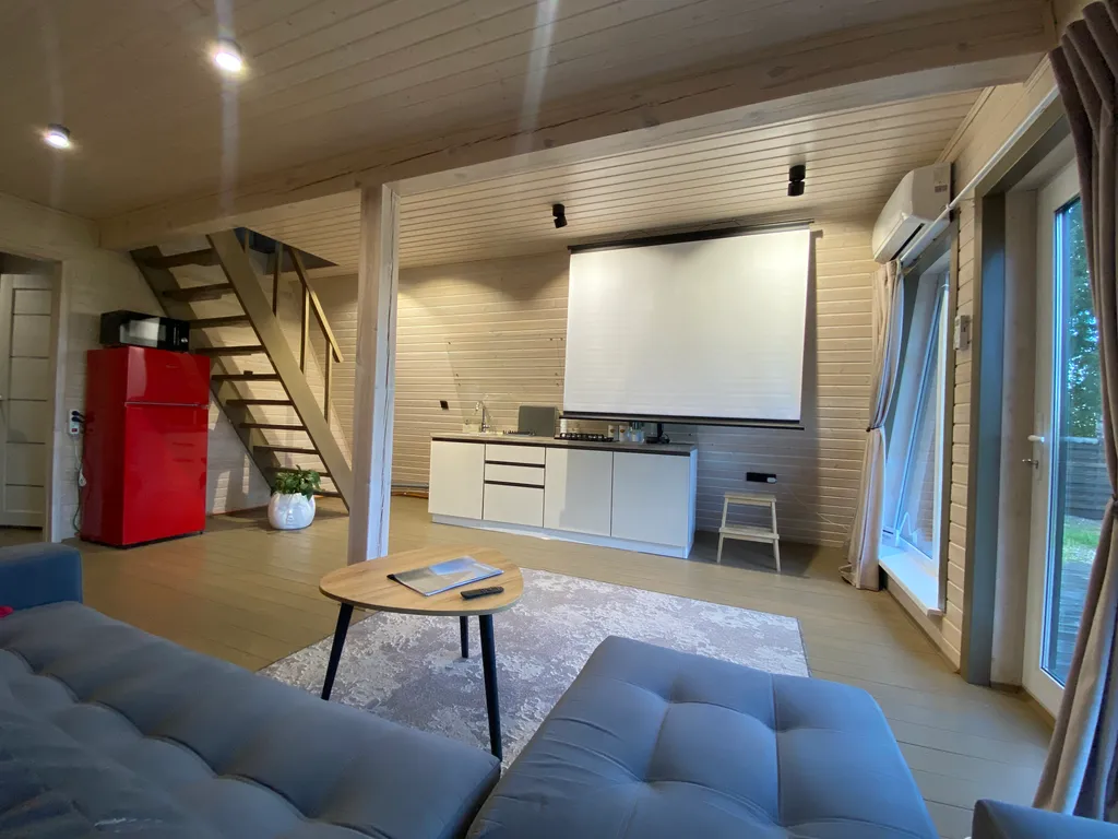 A-frame на берегу Волги