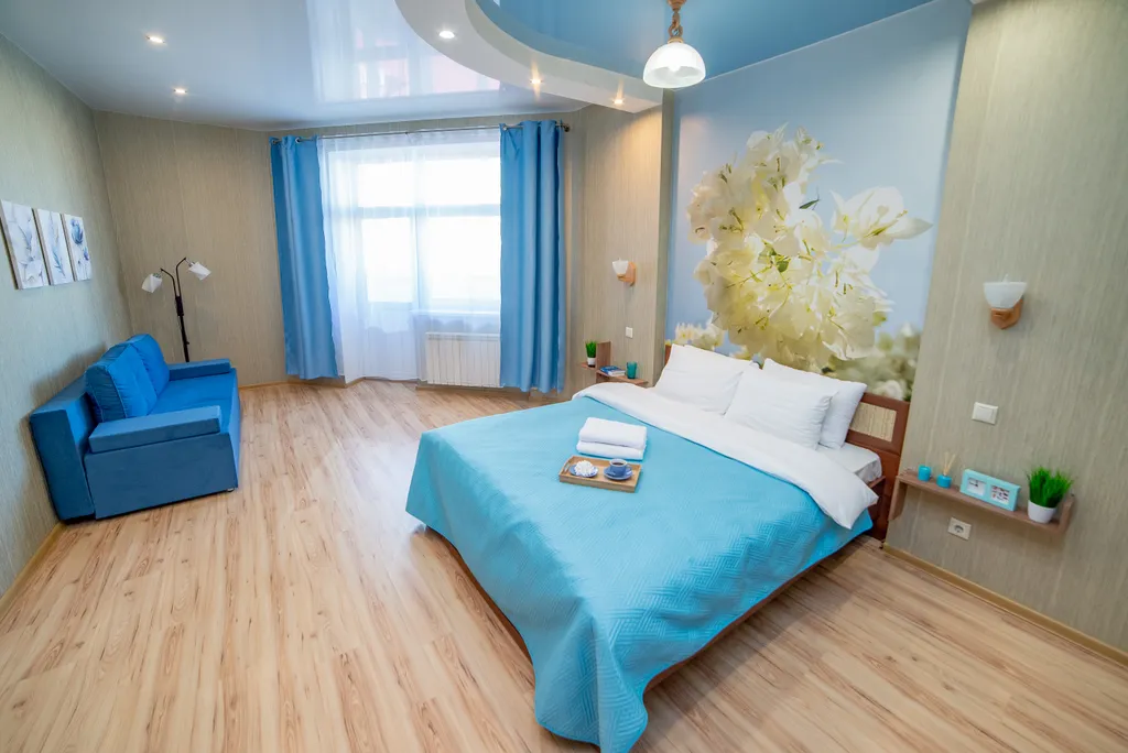 Красная вишня и голубика