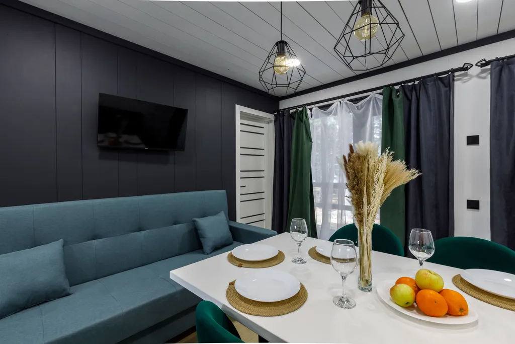 Уютный четырехмодульный дом Горняк с видом на Байкал