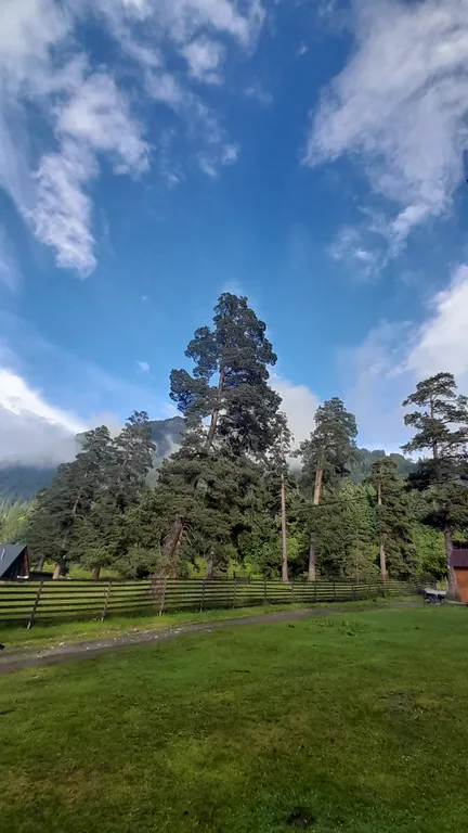 Шале с видом на горы