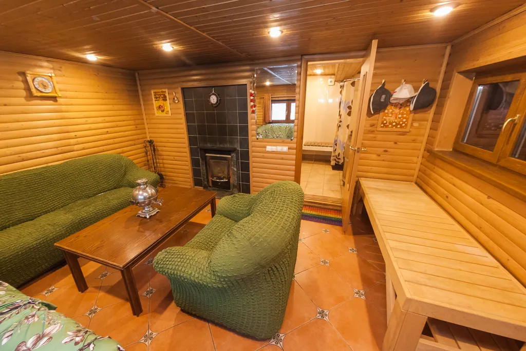 Коттедж Дом у Онежского Озера с баней — Деревянное