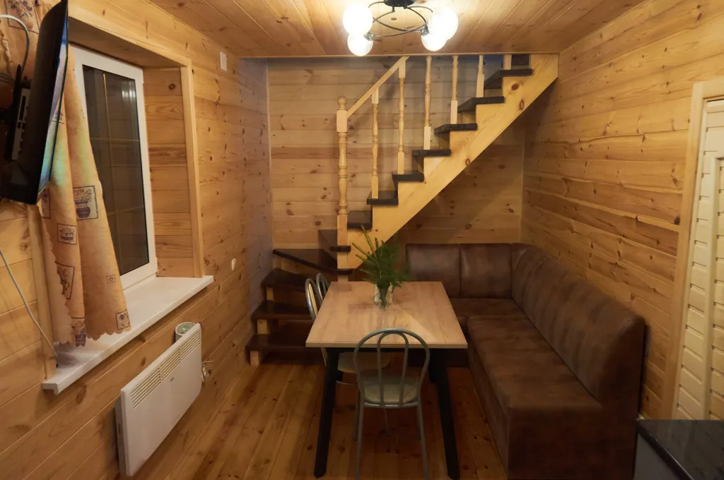 Двухэтажный дом с сауной