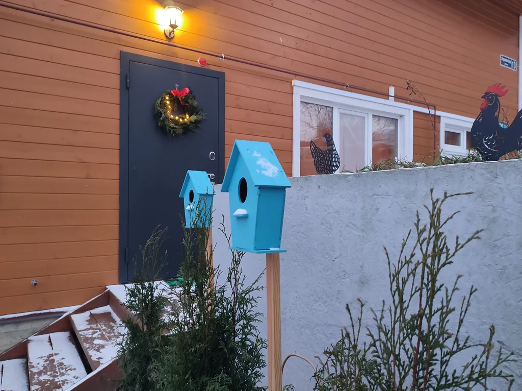 Петербургская дача на холме прямо у озера