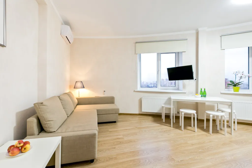 Laspace apart panorama кухня-гостиная спальня стиралка