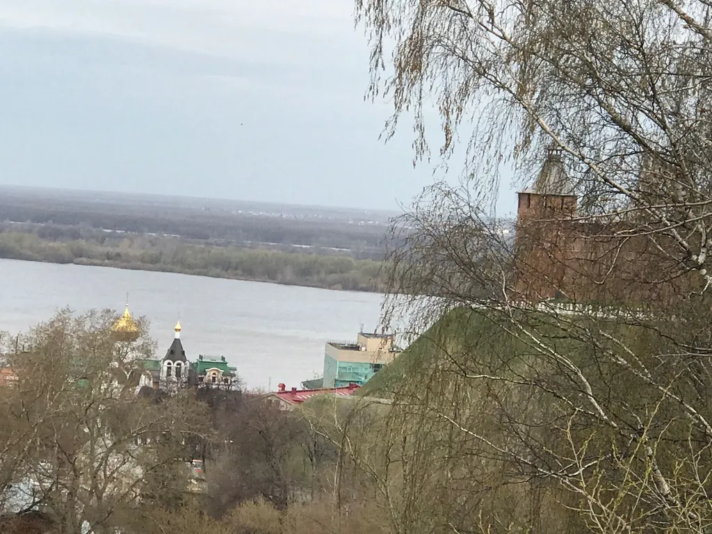 Квартира Квартира Вид на Кремль и закат — Нижний Новгород
