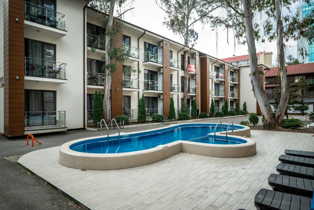 Апартамент в курортном городке в ЖК с бассейном