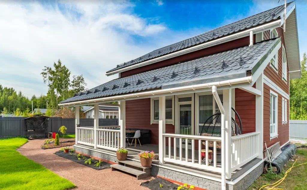 Большой семейный коттедж с русской баней