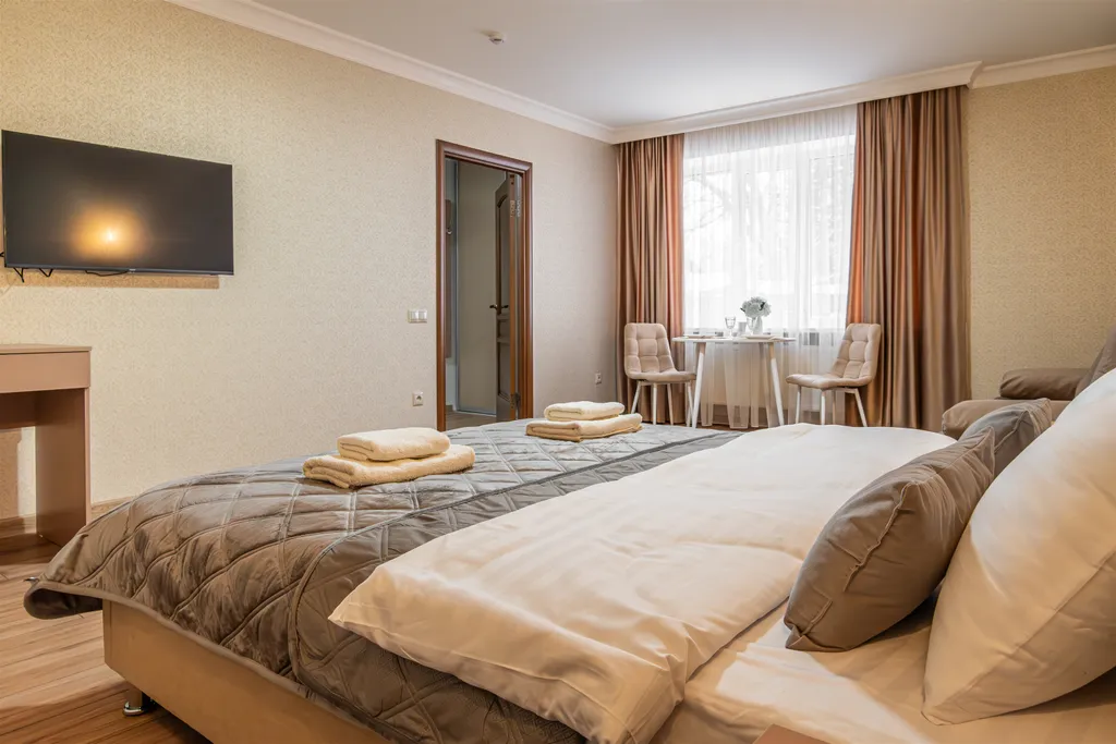 Квартира Большой двухместный номер с дополнительным спальным местом — аренда посуточно в Ставрополь