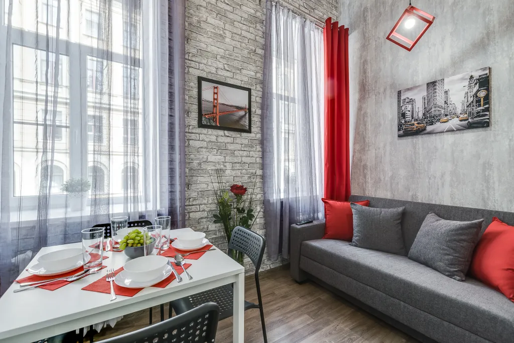 Квартира Квартира Студия Нью-Йорк в центре города — Санкт-Петербург