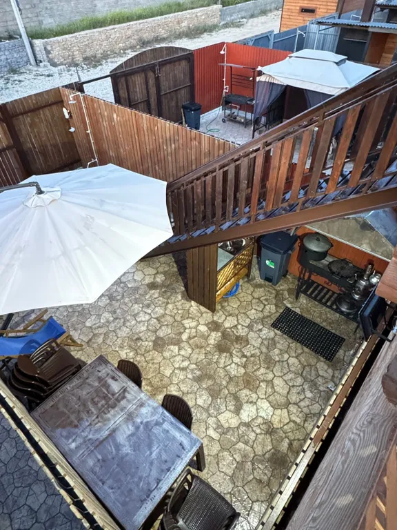 Домик у моря из бруса