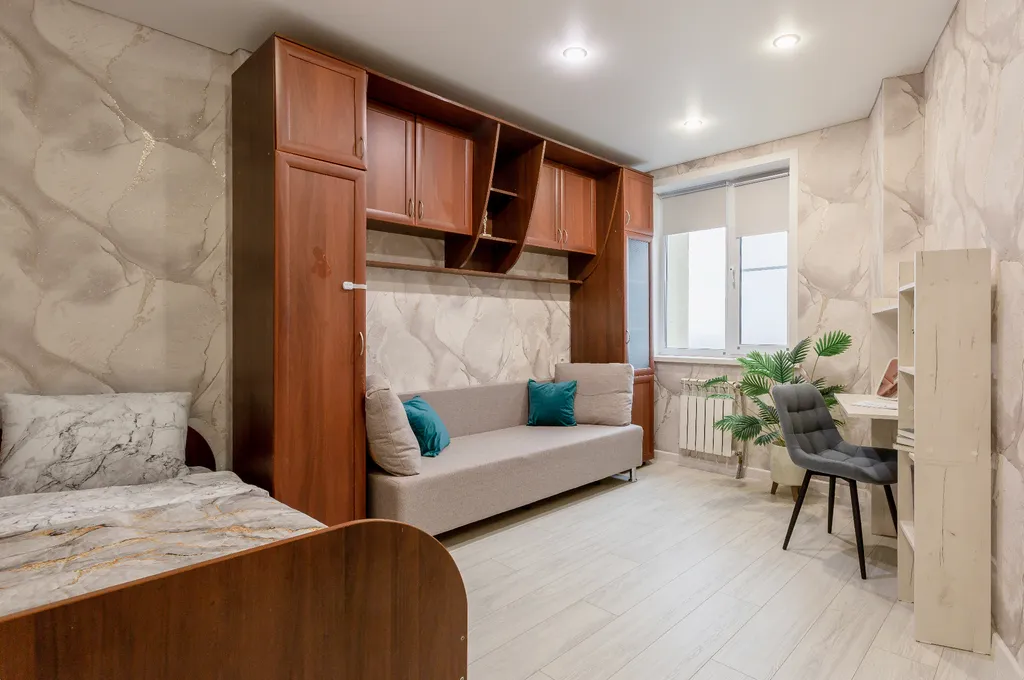 Уютная 2-комнатная квартира, 55 м², 3 кровати