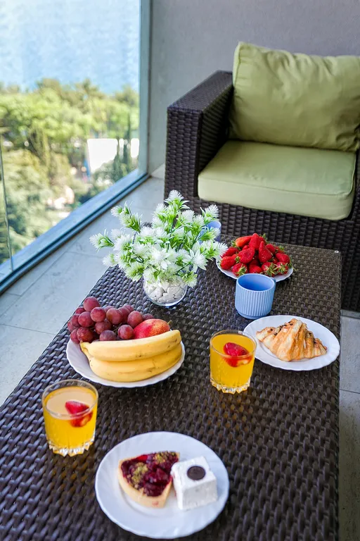 Апартамент и терраса с сумасшедшим видом на море в Приморском парке