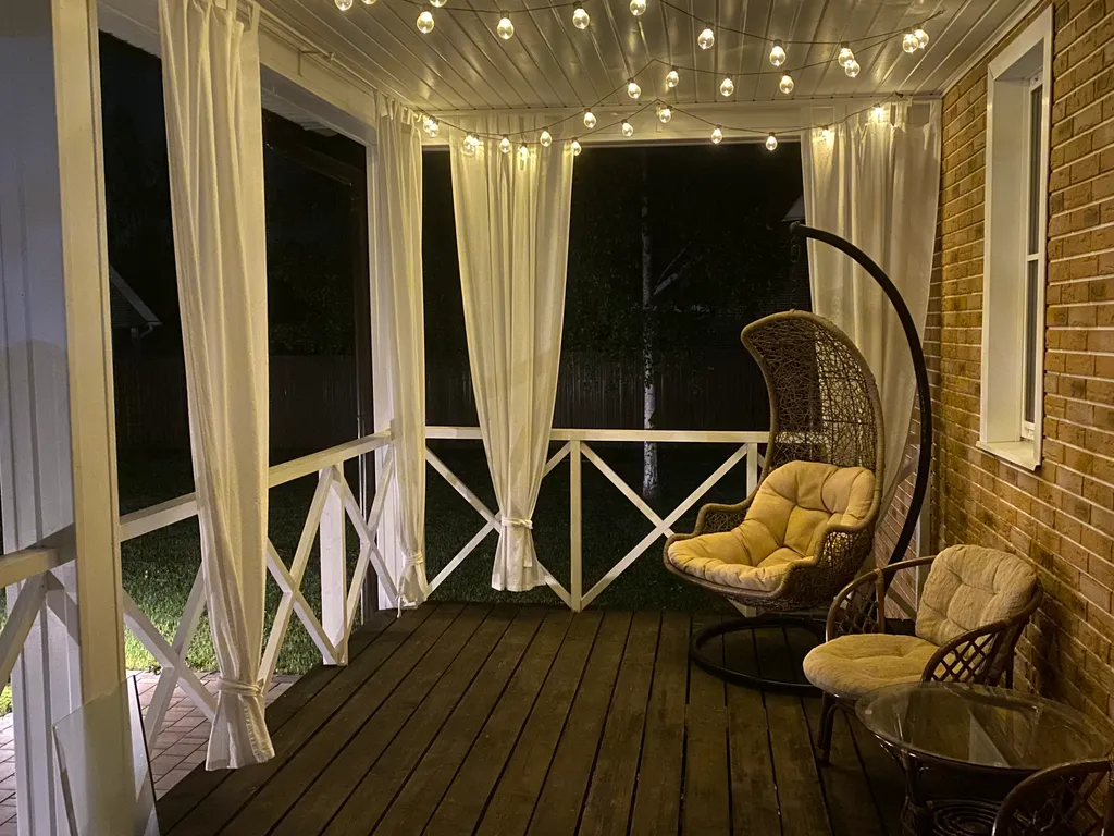 Коттедж с сауной и зоной BBQ