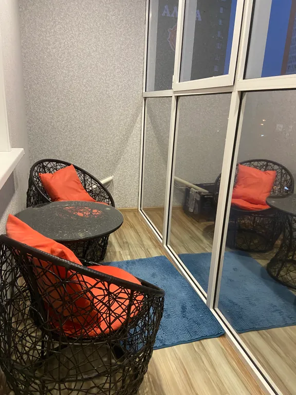 Уютная студия с красивым видом