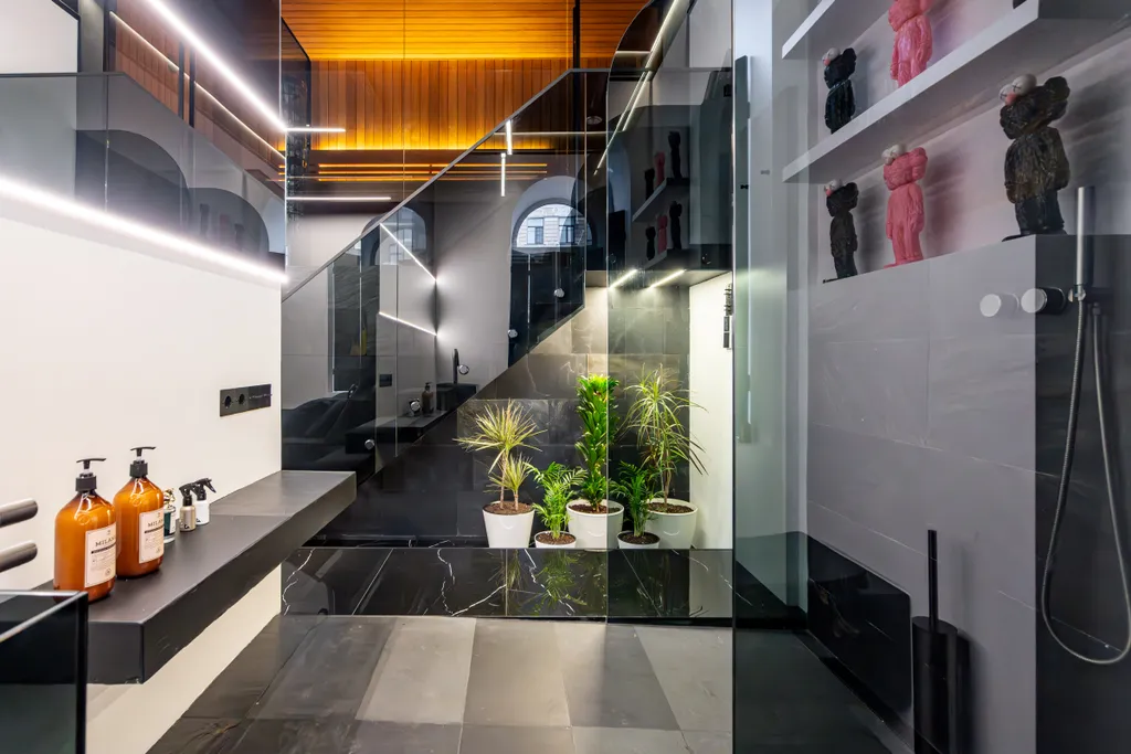 Квартира Квартира с авторским дизайном камином, сауной и кондиционером — Санкт-Петербург