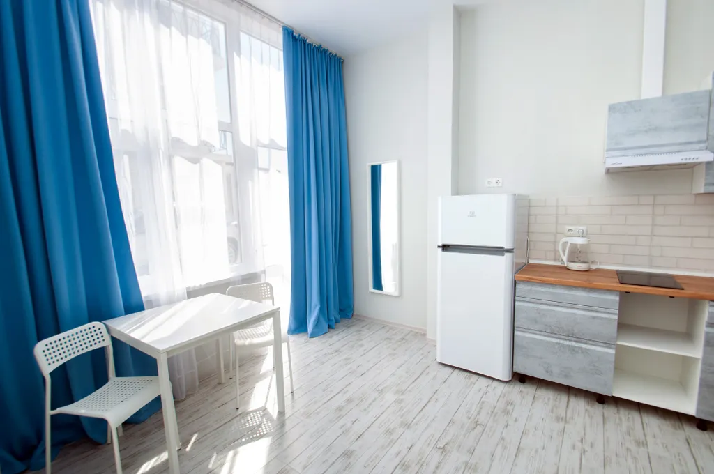 Номер студия на первом этаже