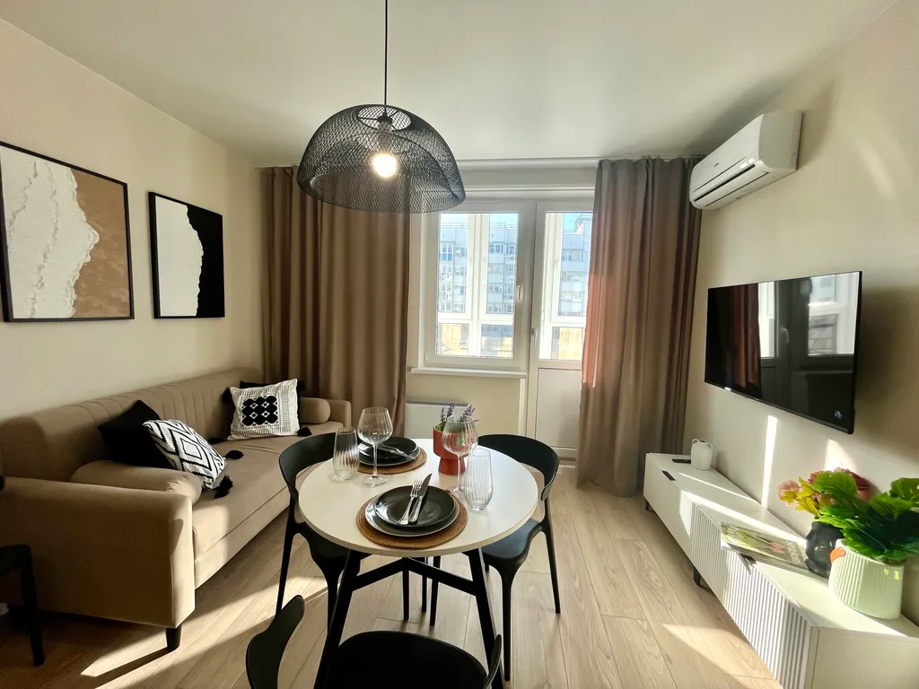 Квартира Стильная 1к квартира с отличным видом и эстетичным интерьером — Анапа