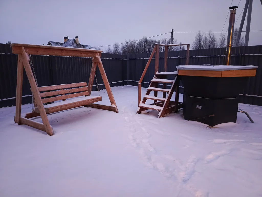 Флотский домик с чаном