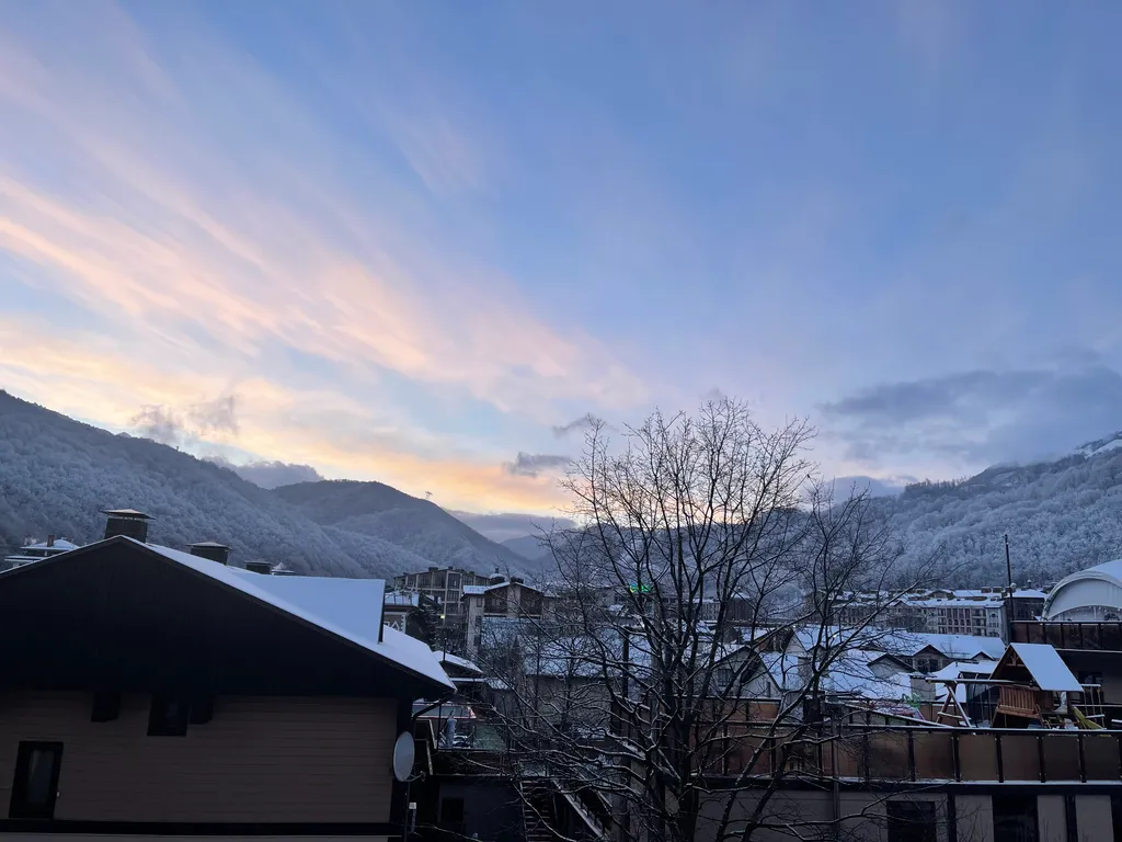 Уютная квартира с видом на горы