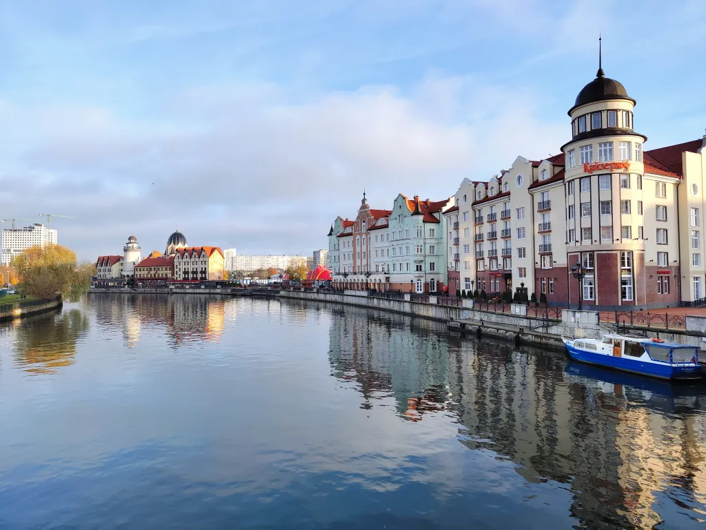 Квартира Уютная квартира с шикарным видом на стадион и набережную реки Преголя — Калининград