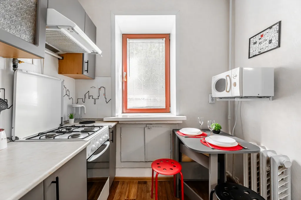 Уютная квартира Black and red house