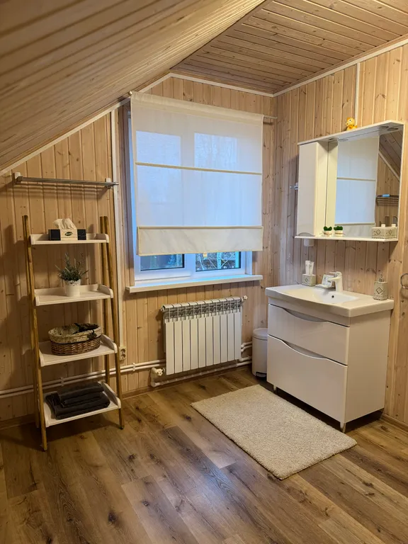 Коттедж с сауной и зоной BBQ