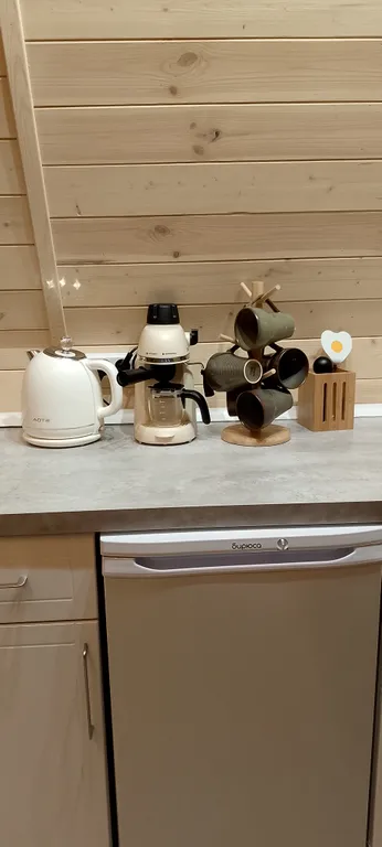 Стильный A-frame с баней/сауной и сибирским чаном на дровах.