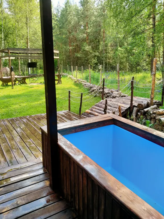 Уютный домик с видом на лес