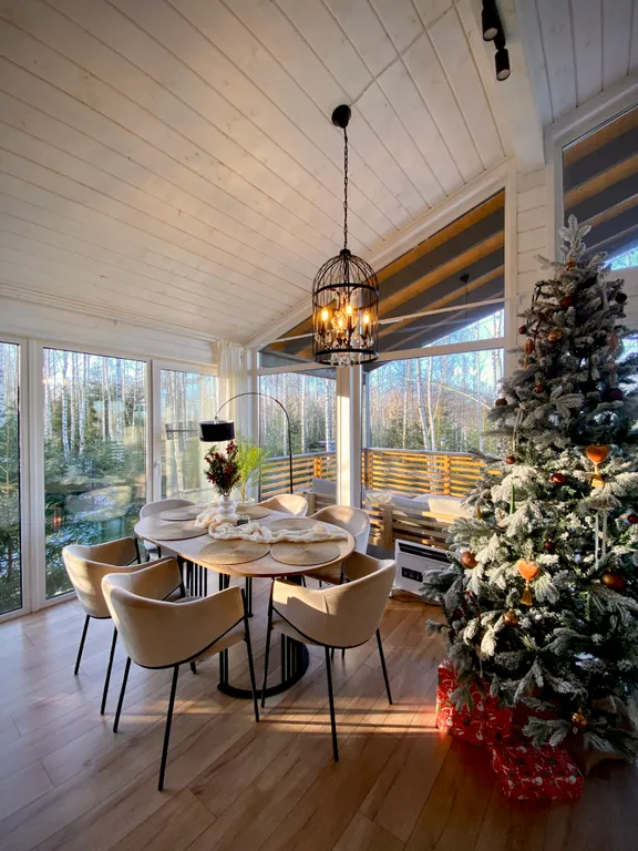 Коттедж Коттедж Частная усадьба №3 с баней и чаном — Петровское