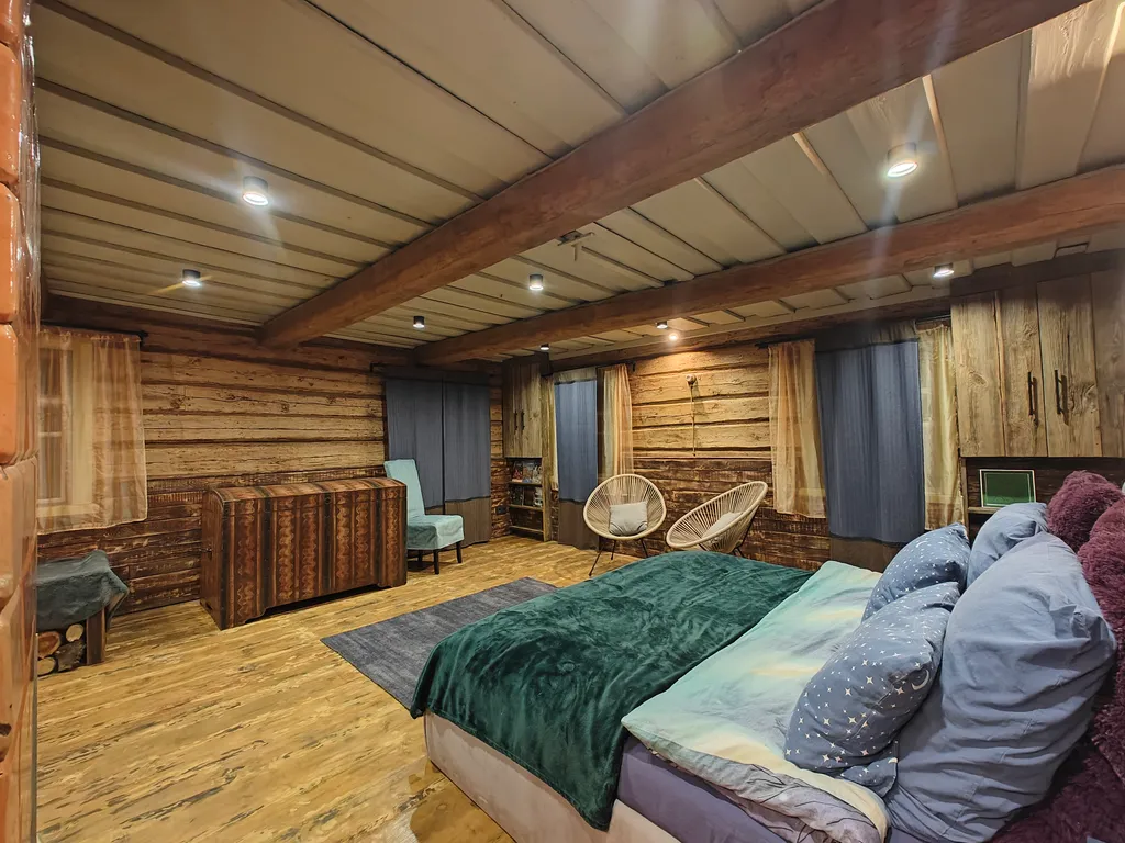 "Кот и Печка", синий дом, красота, тишина и ты