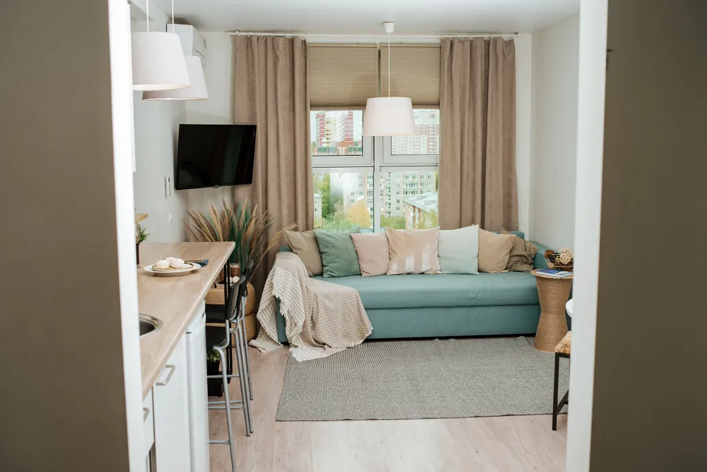 Шикарная квартира видом на пруд около зоопарка